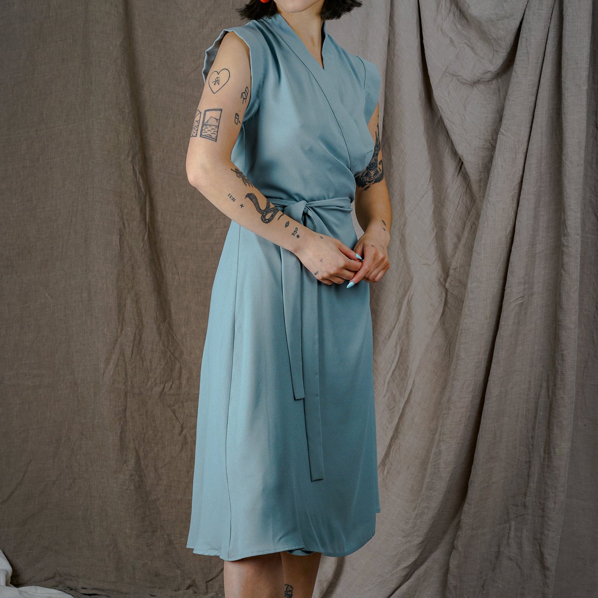 5103 ALTAR FRANCIS WRAP DRESS