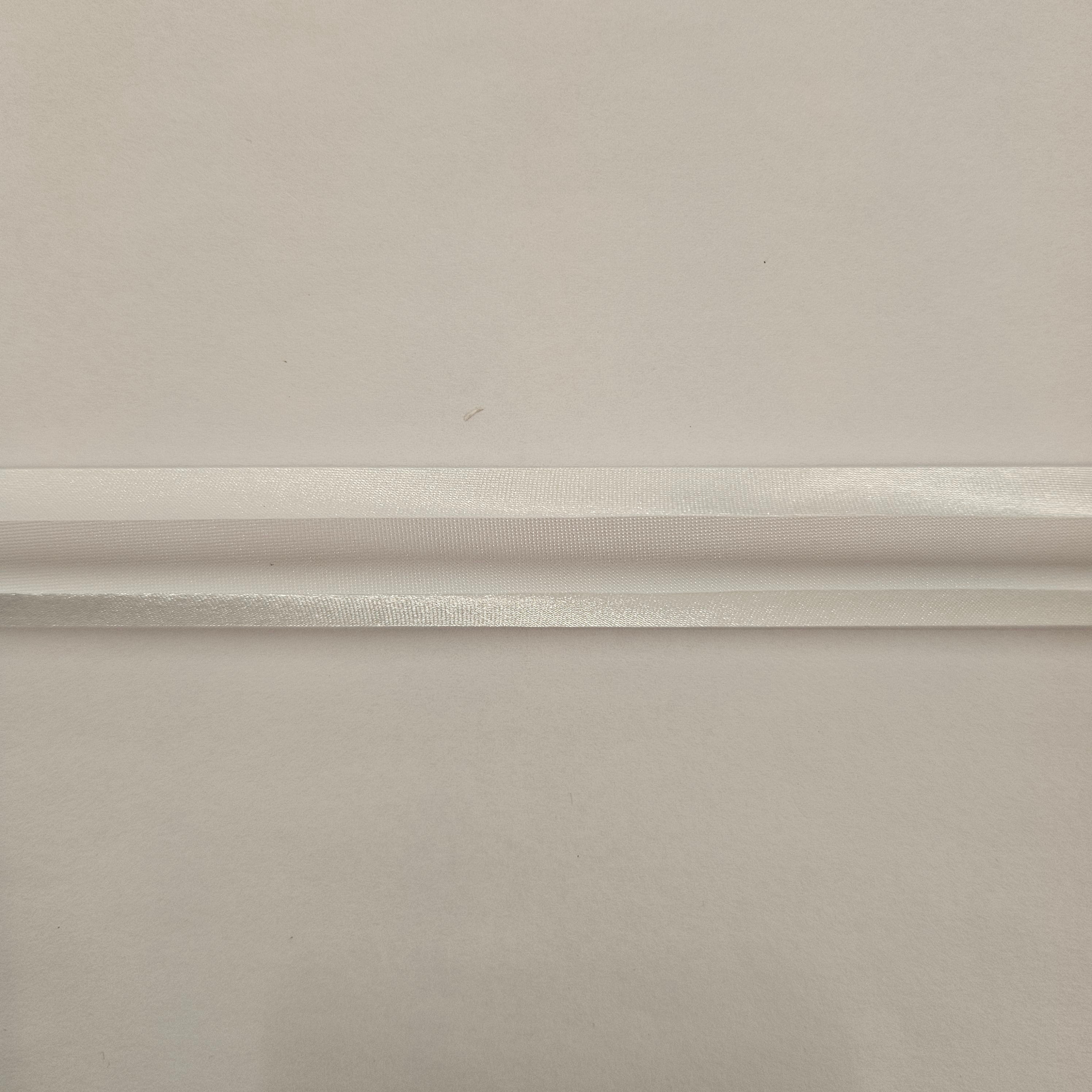 3/4" White Satin Bias Binding