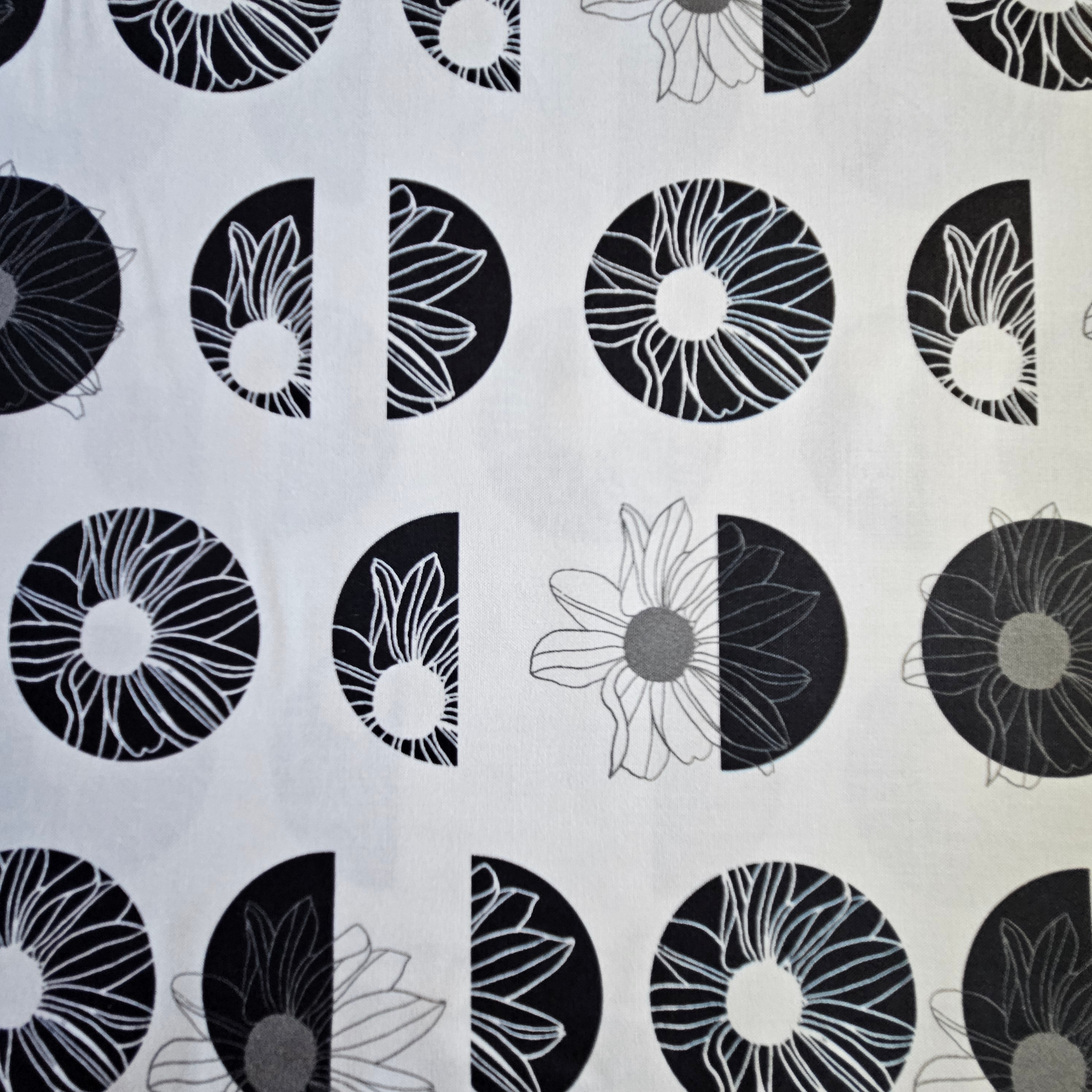 Cotton Geo Floral Print