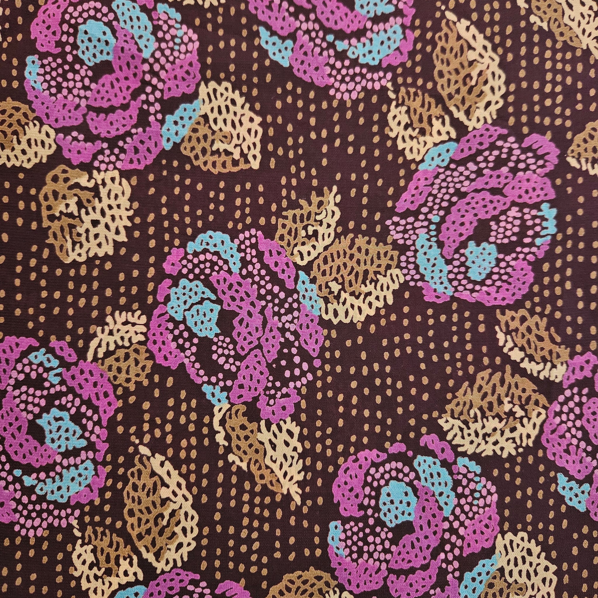Dotted Rose Polyester