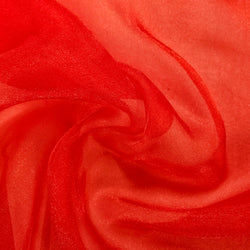 Glittery Red Organza