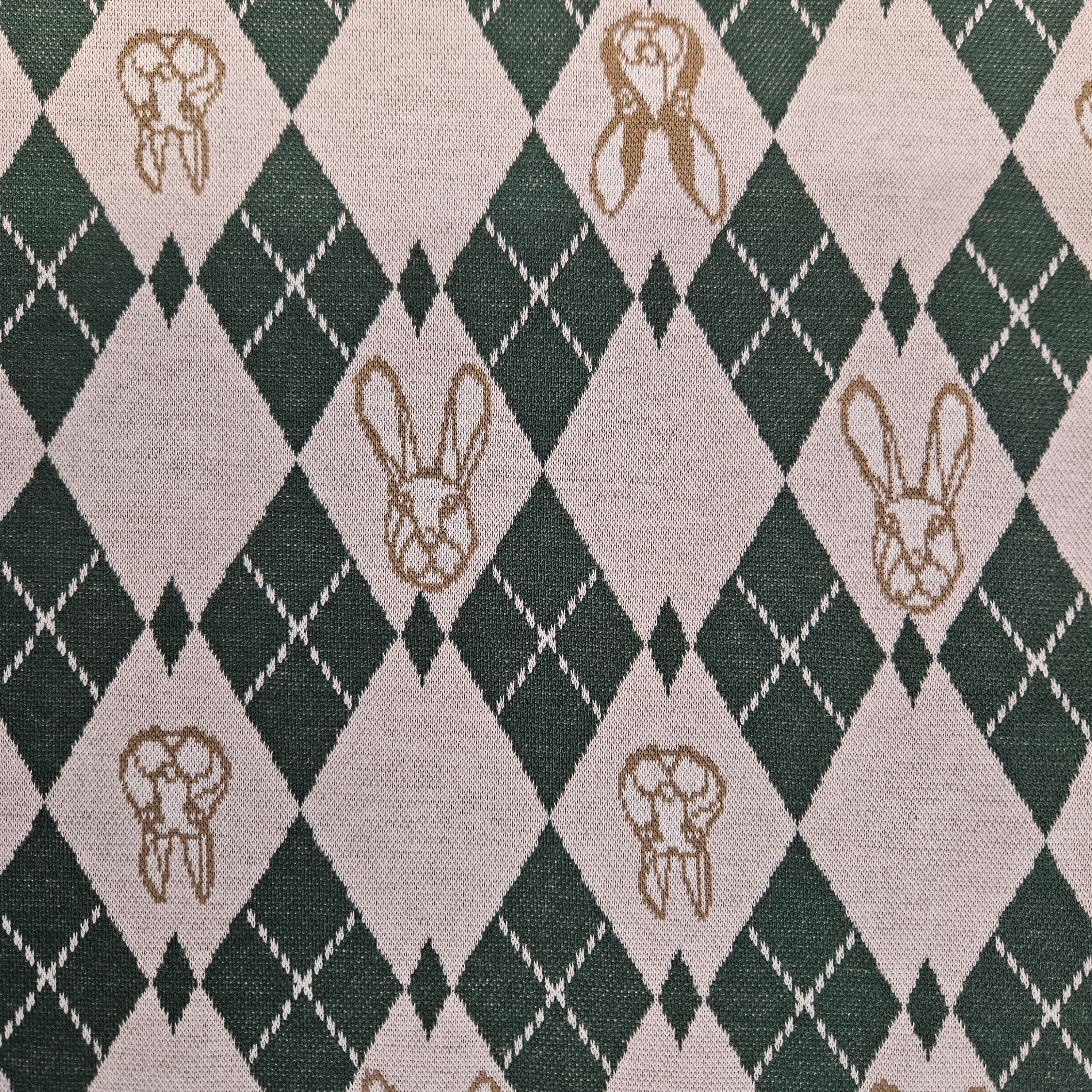 Argyle Rabbit Knit