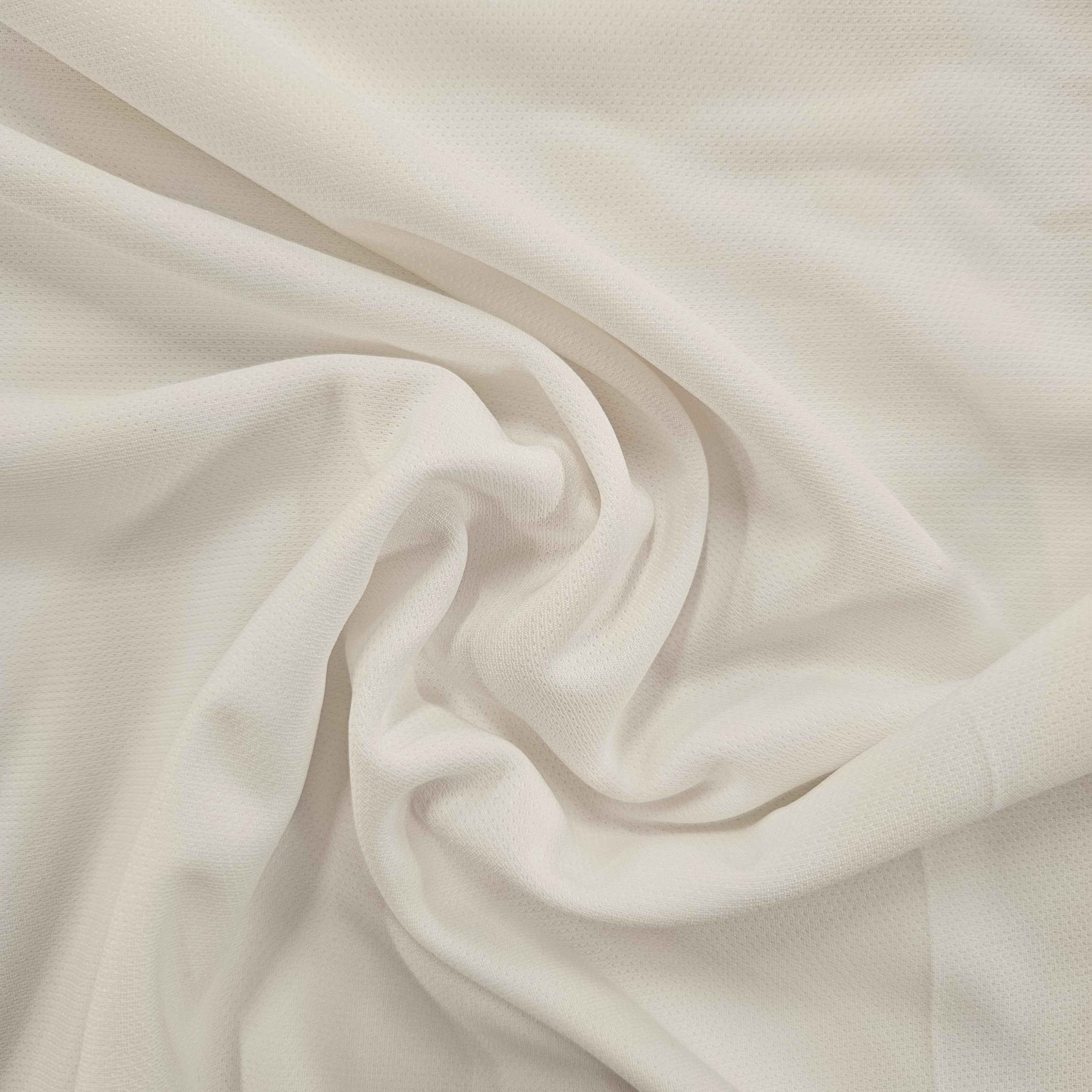 White Activewear Fabric