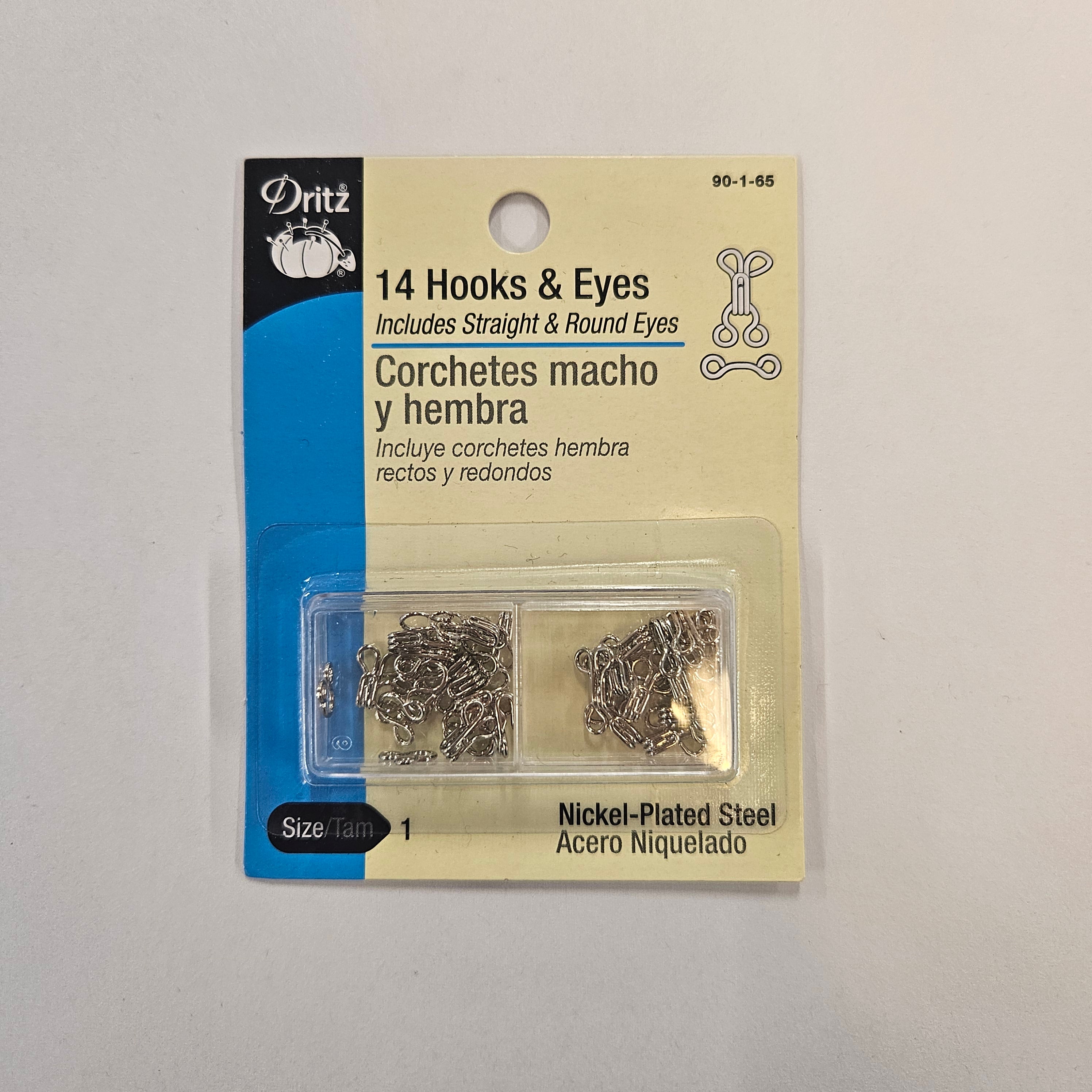Set Of 14 Hooks & Eyes