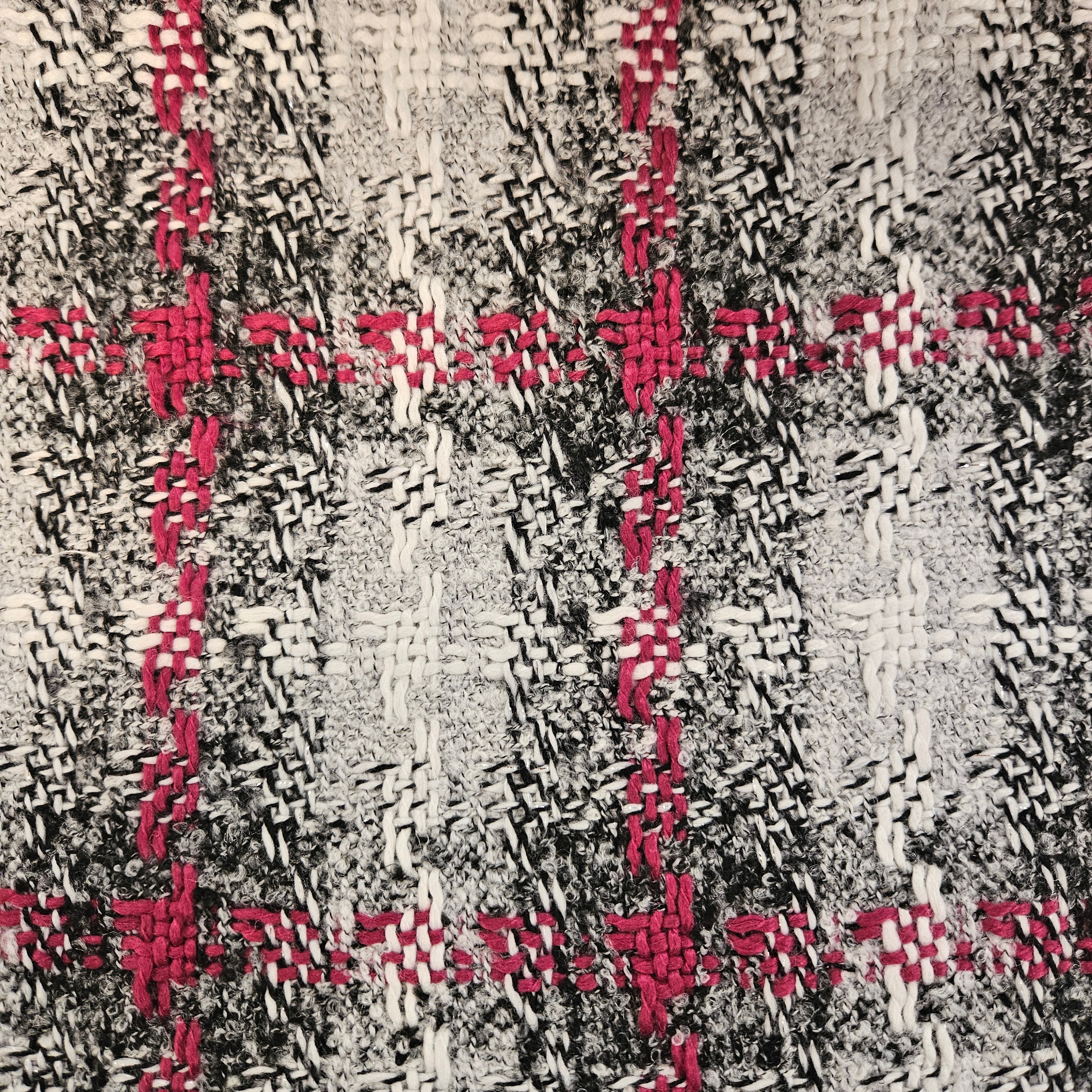 Acrylic Plaid Tweed