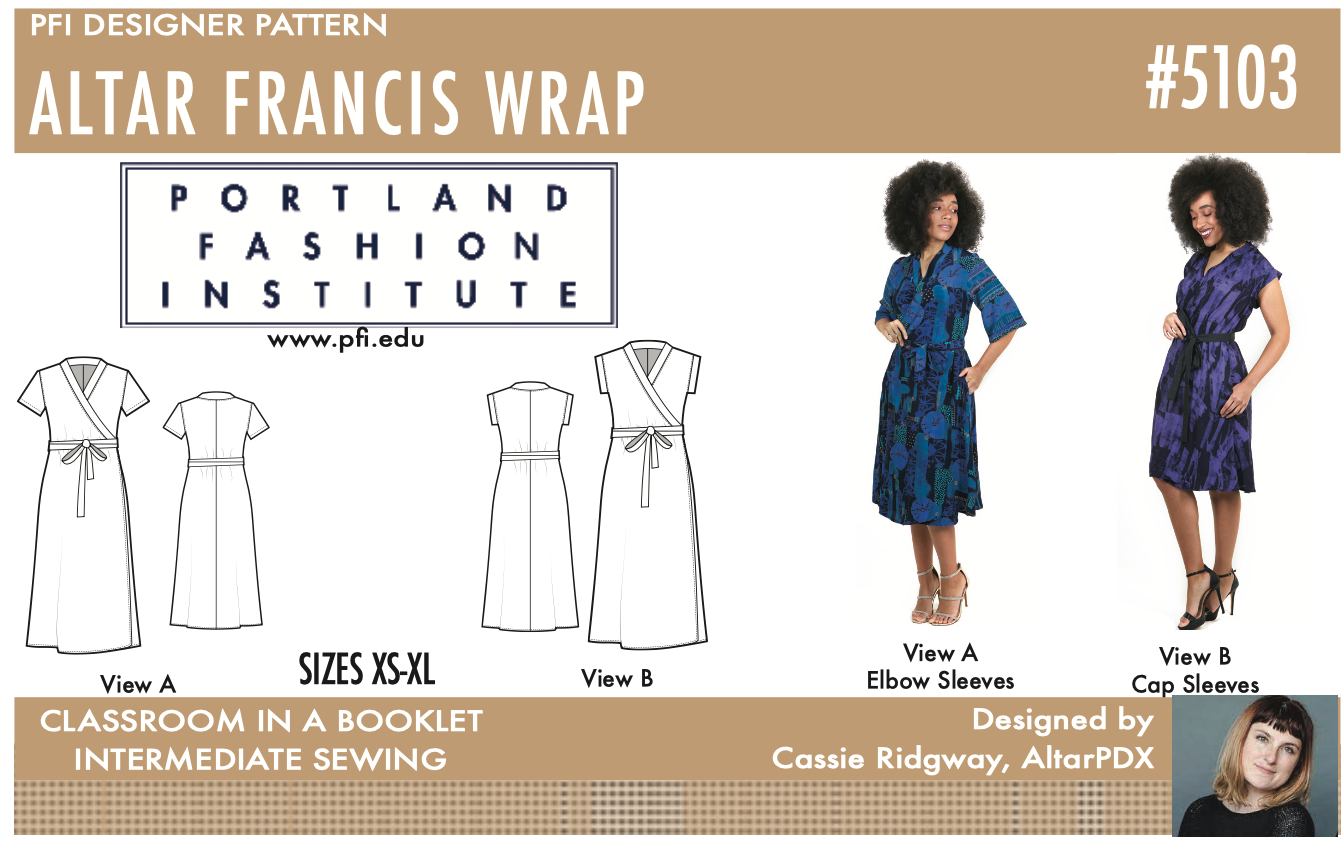 5103 ALTAR FRANCIS WRAP DRESS