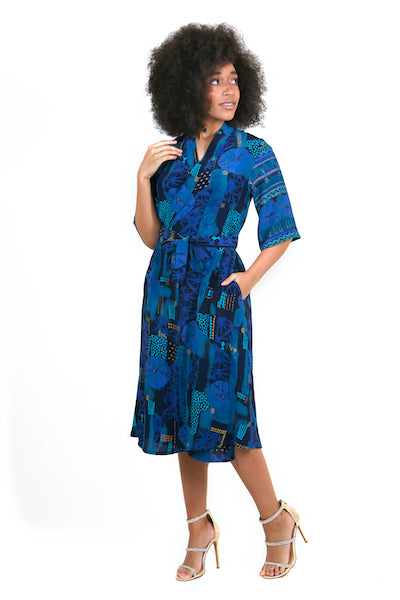5103 ALTAR FRANCIS WRAP DRESS