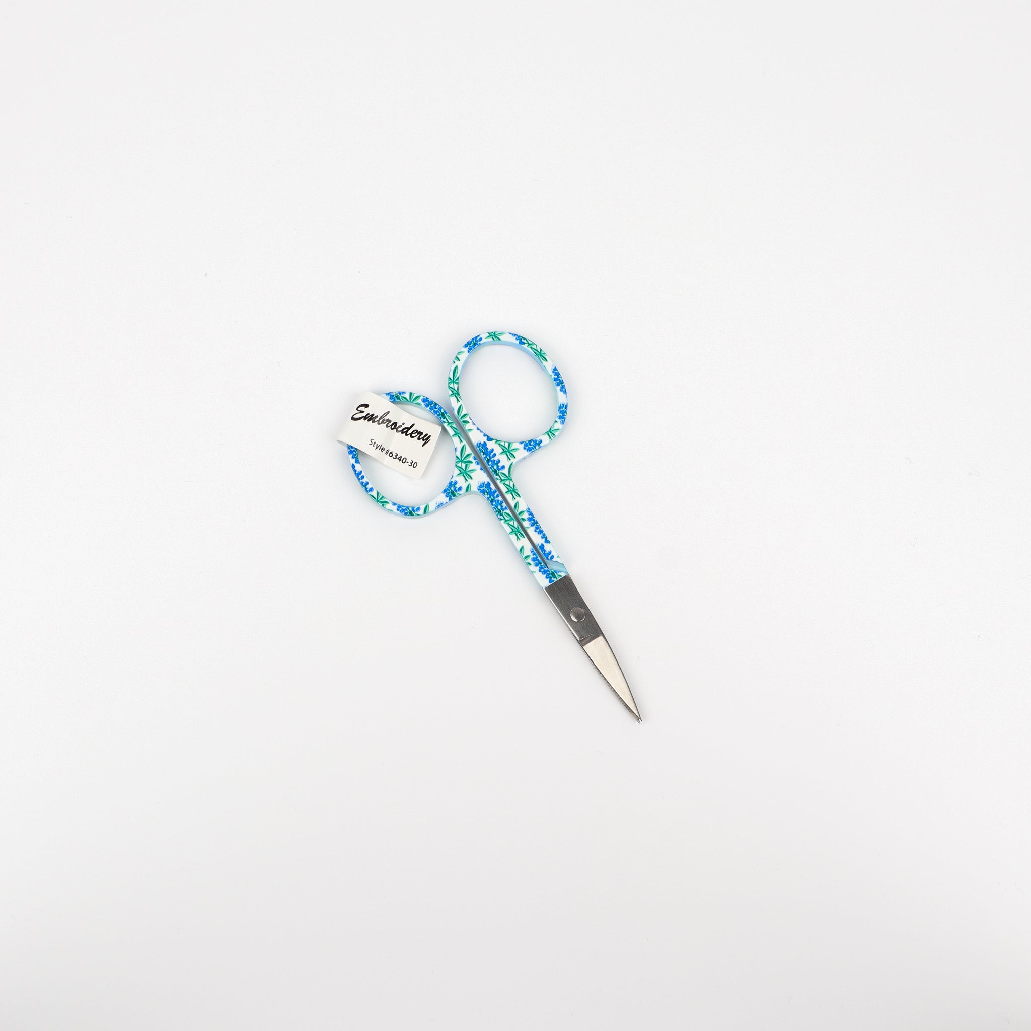 Floral Scissors Embroidery