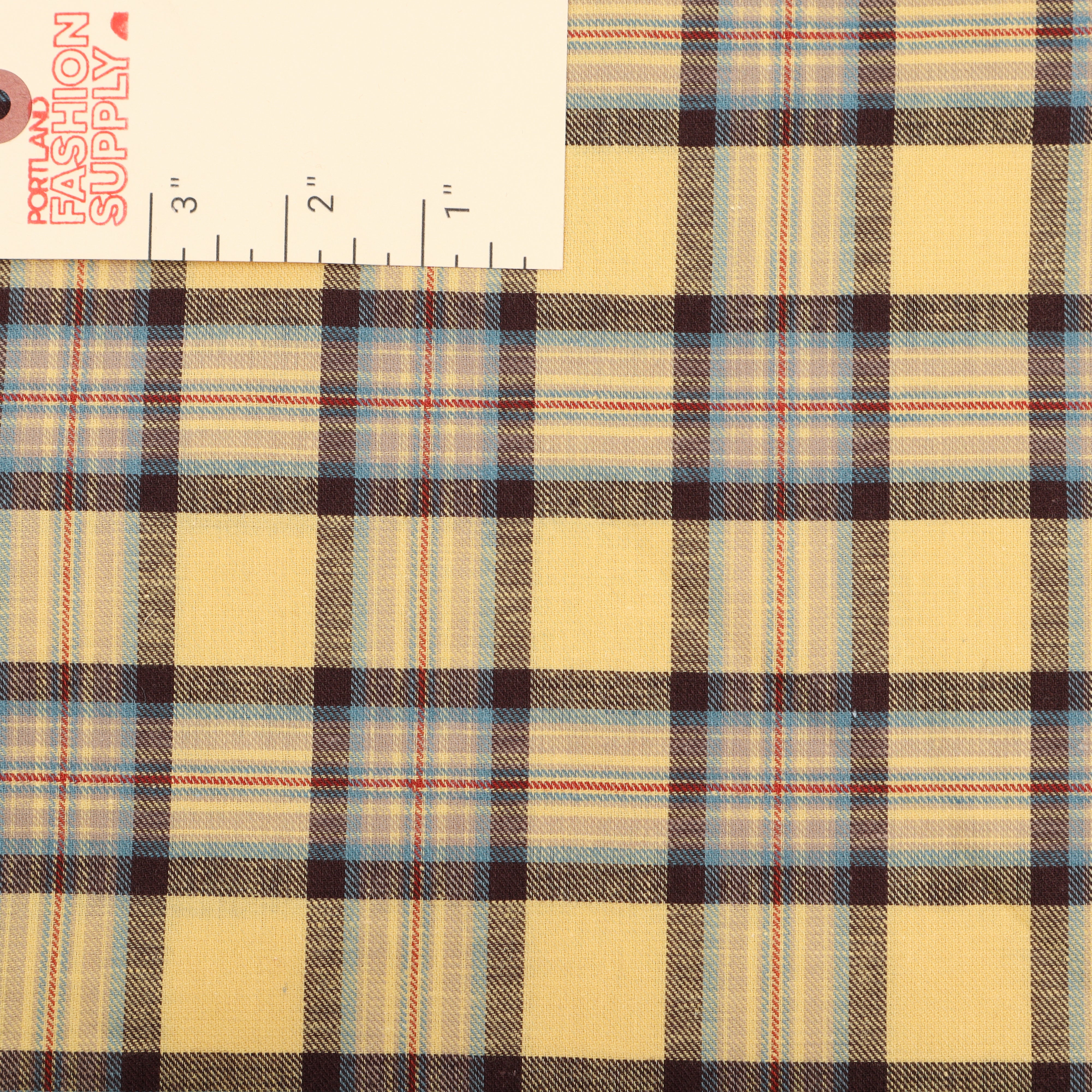 Shirting Soft Yellow Plaid