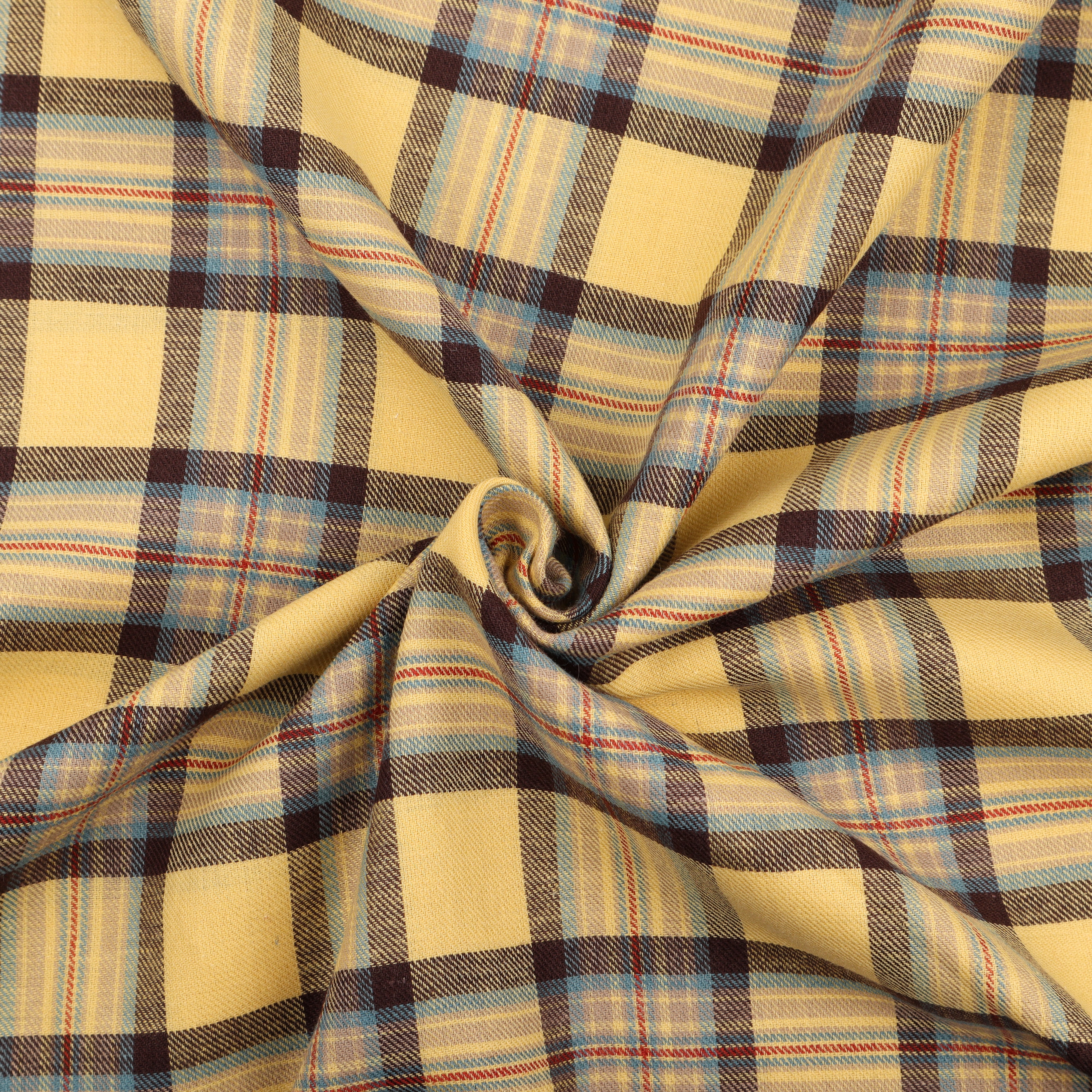 Shirting Soft Yellow Plaid