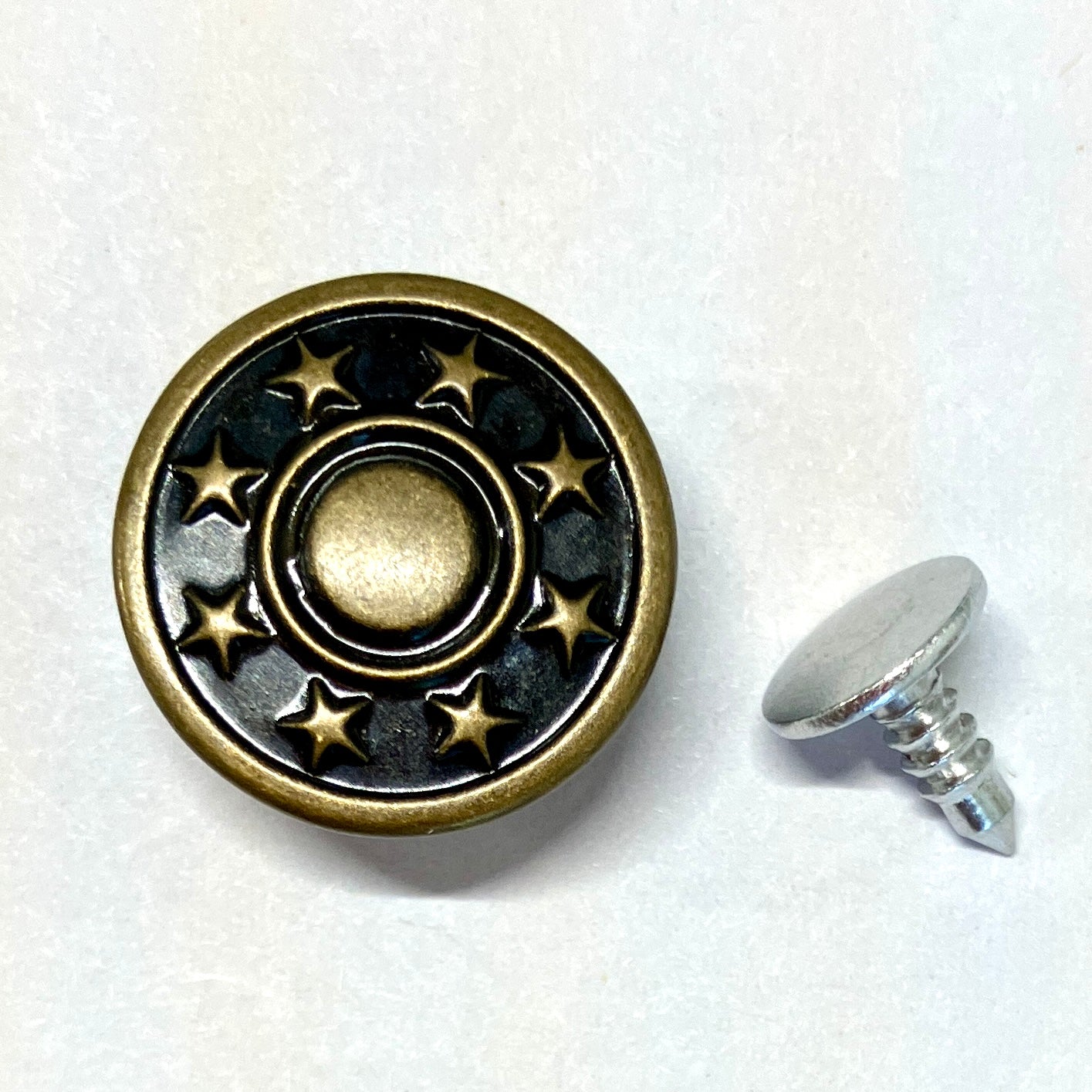 Star Jean Tack Buttons 27L/ 17mm- pack of 4