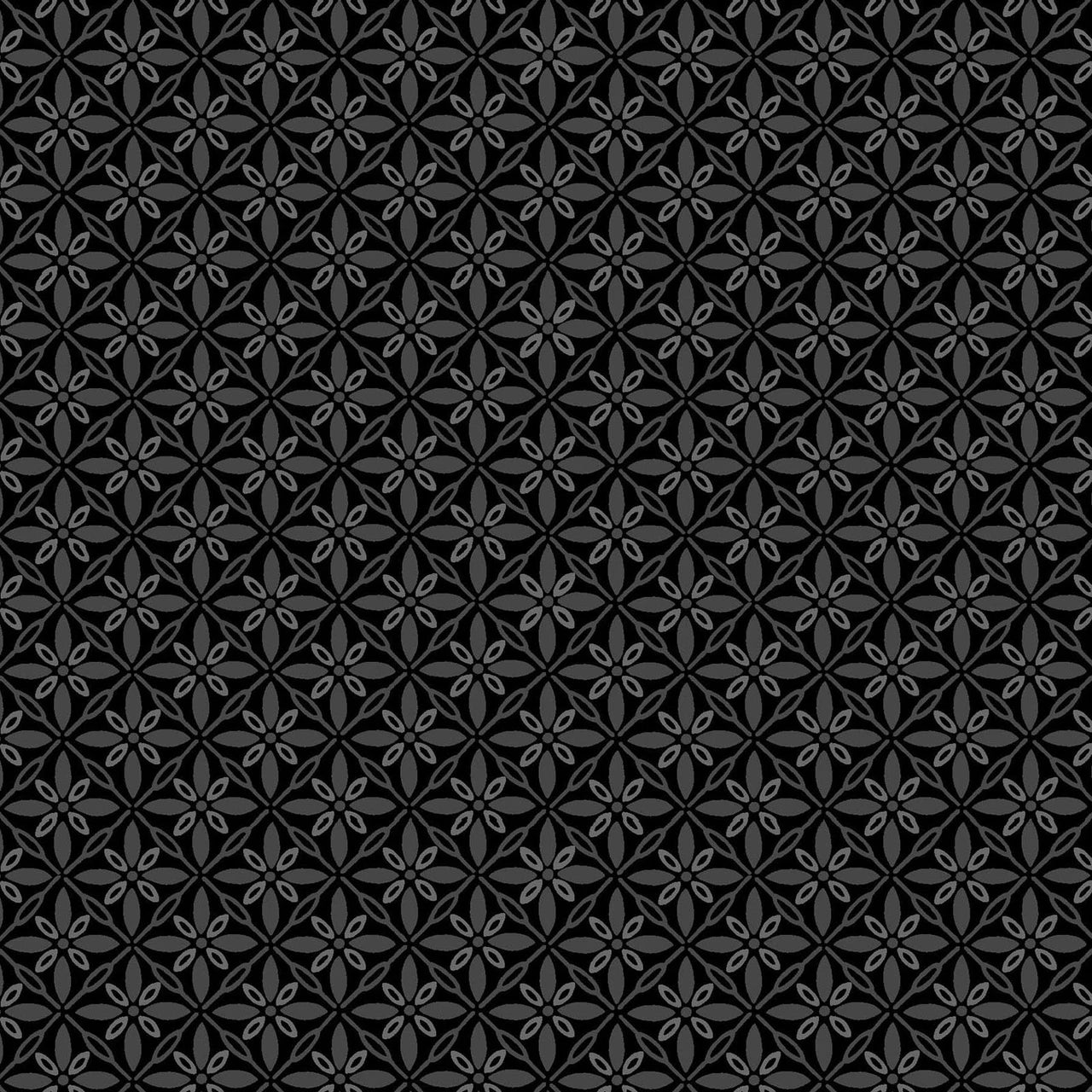 Cotton Black Tufted Black