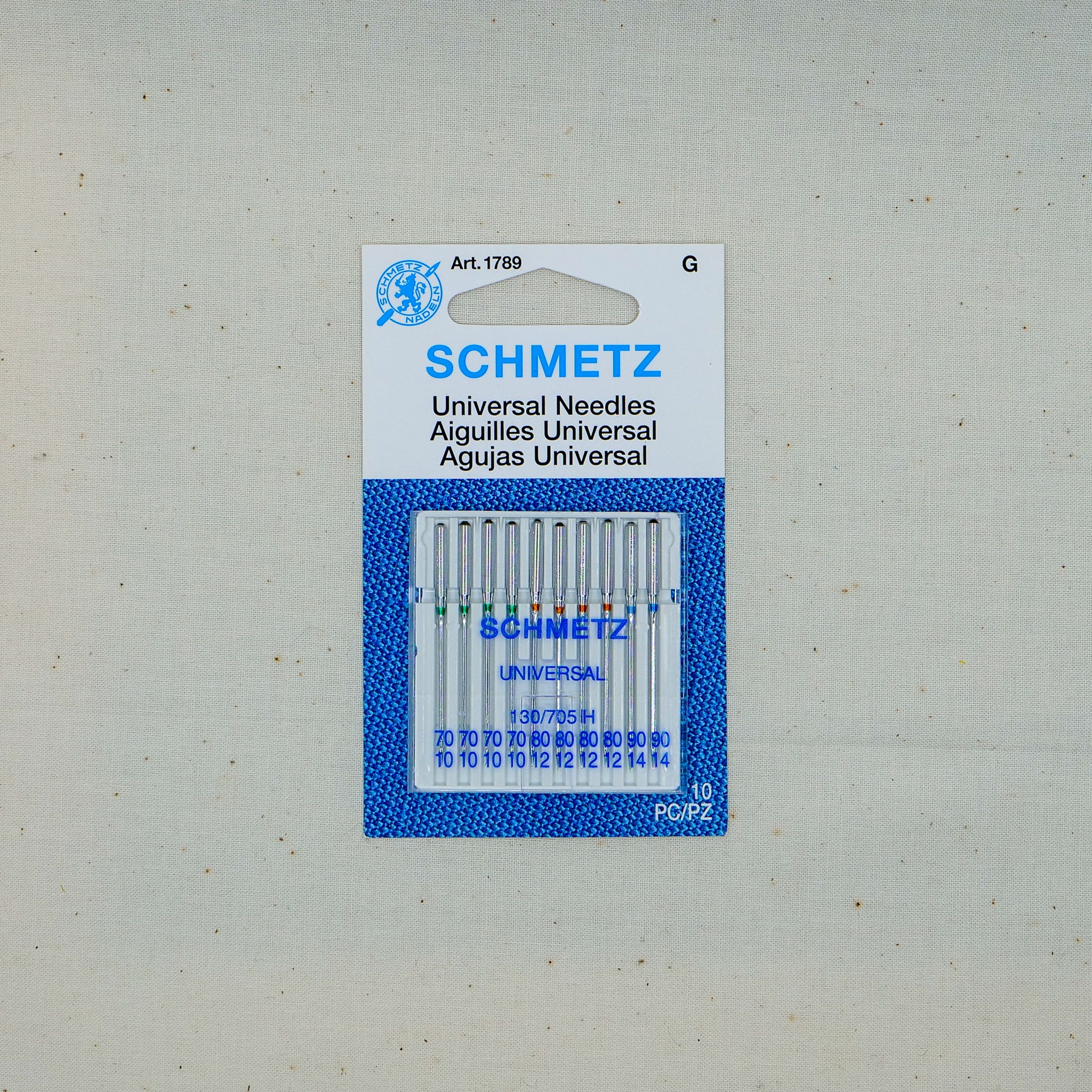 Schmetz Universal 10 Pack Multi 70/10-90/14