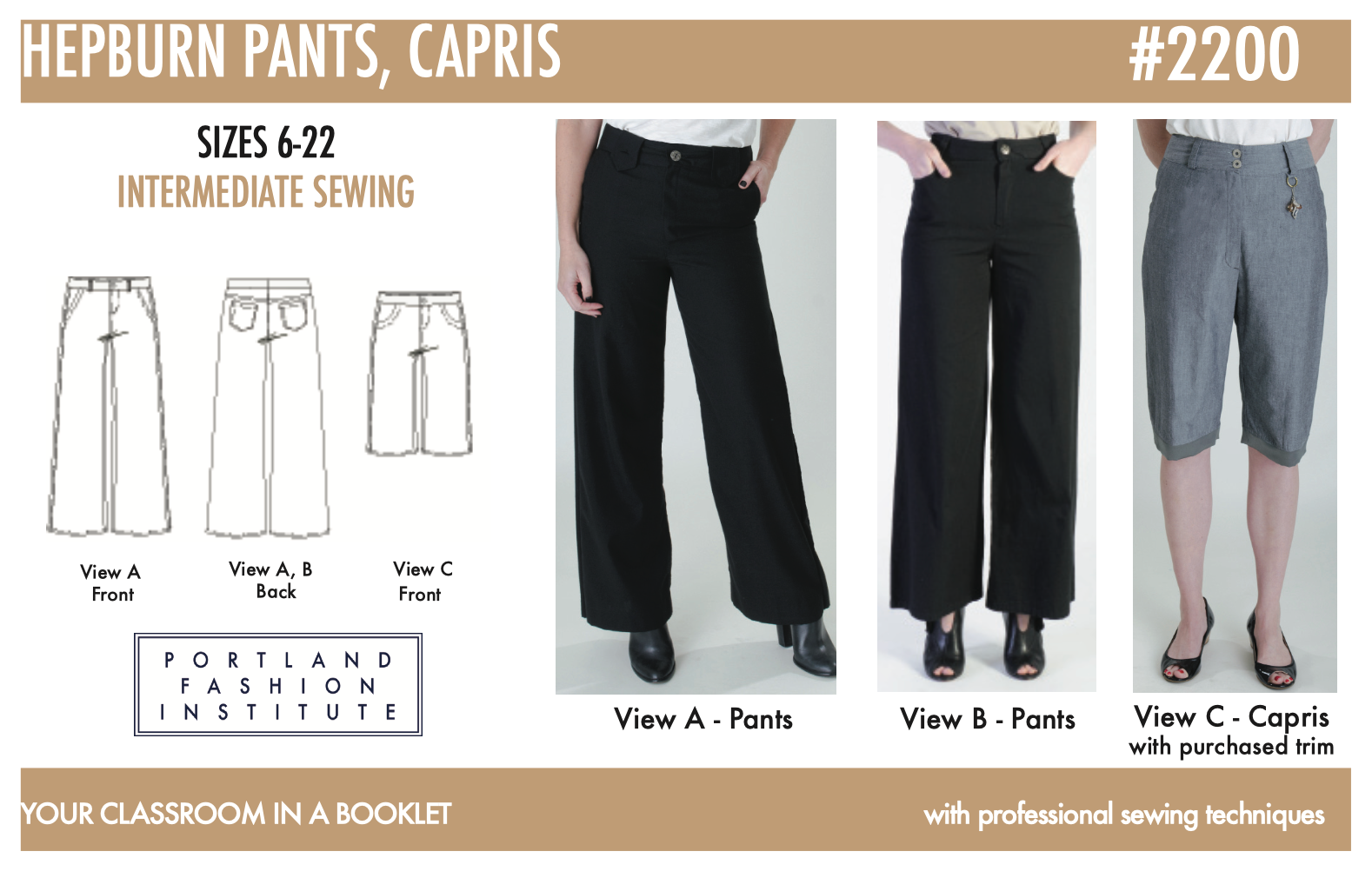 2200 Hepburn Pants & Trousers