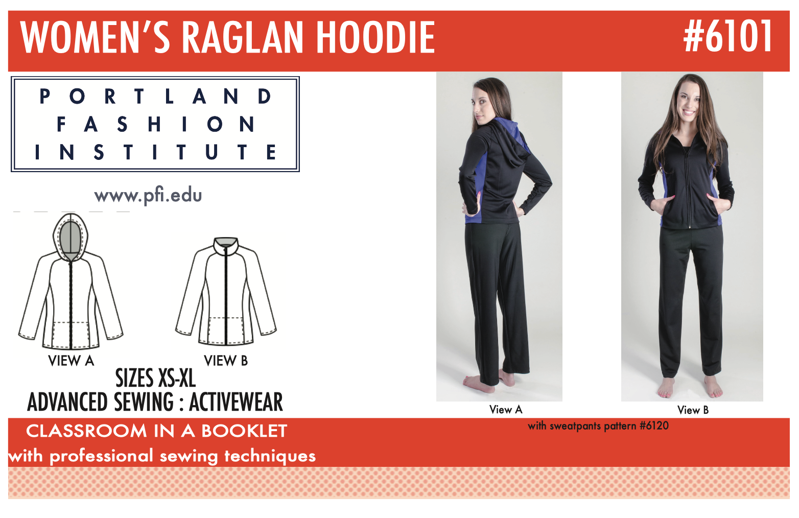 6101 Women's Raglan Hoodie