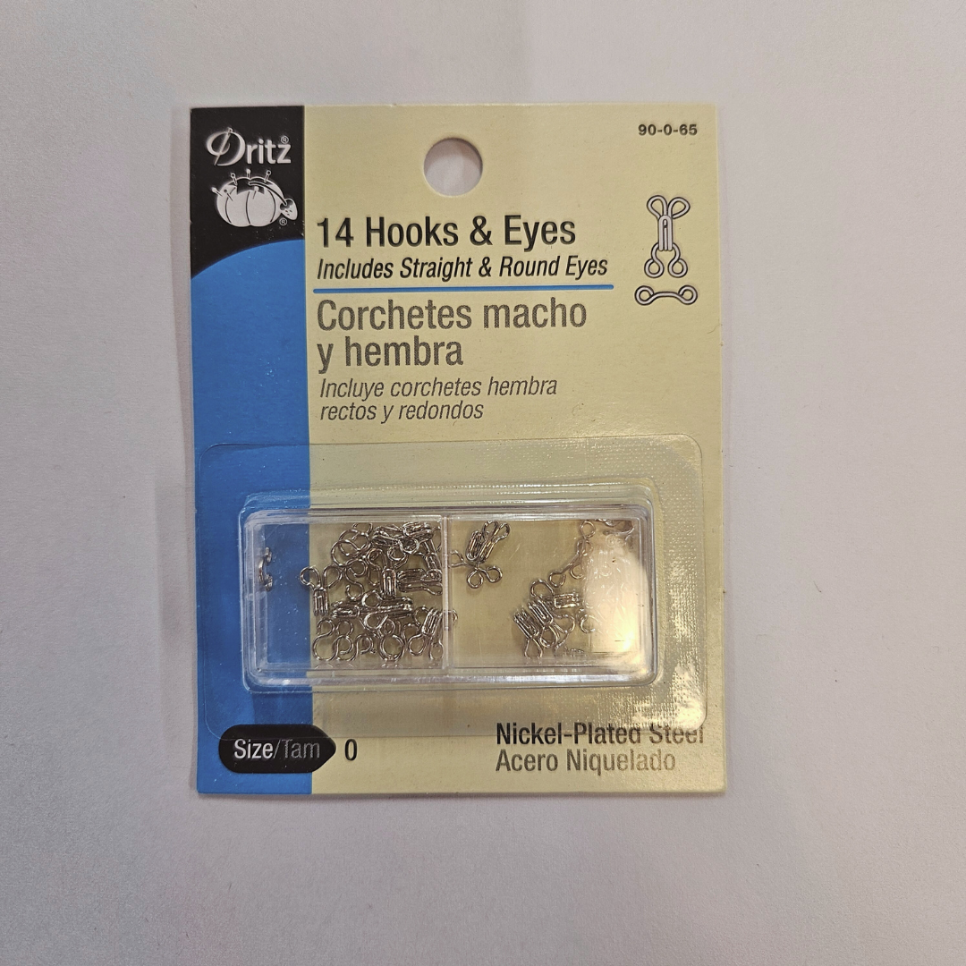 Set Of 14 Hooks & Eyes