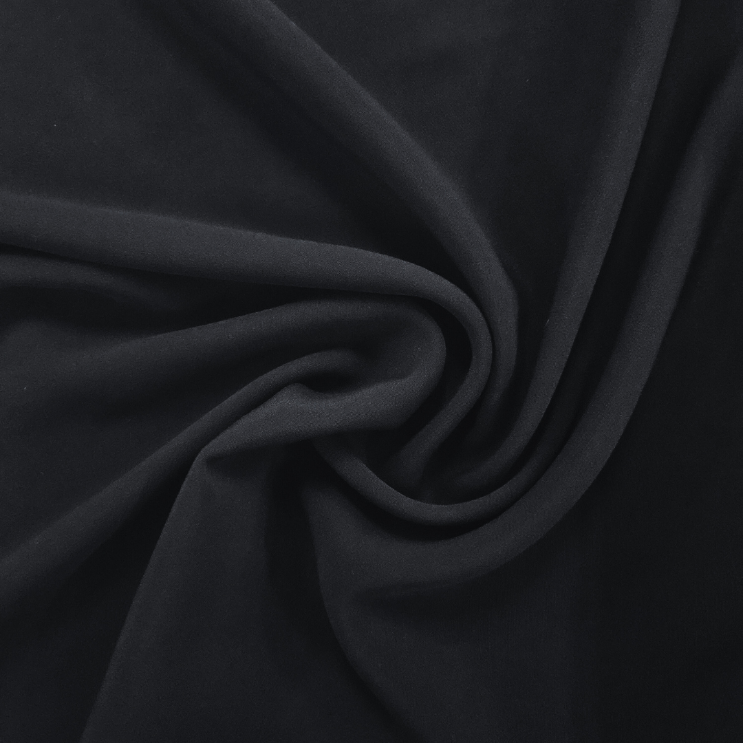 Rayon Black Challis