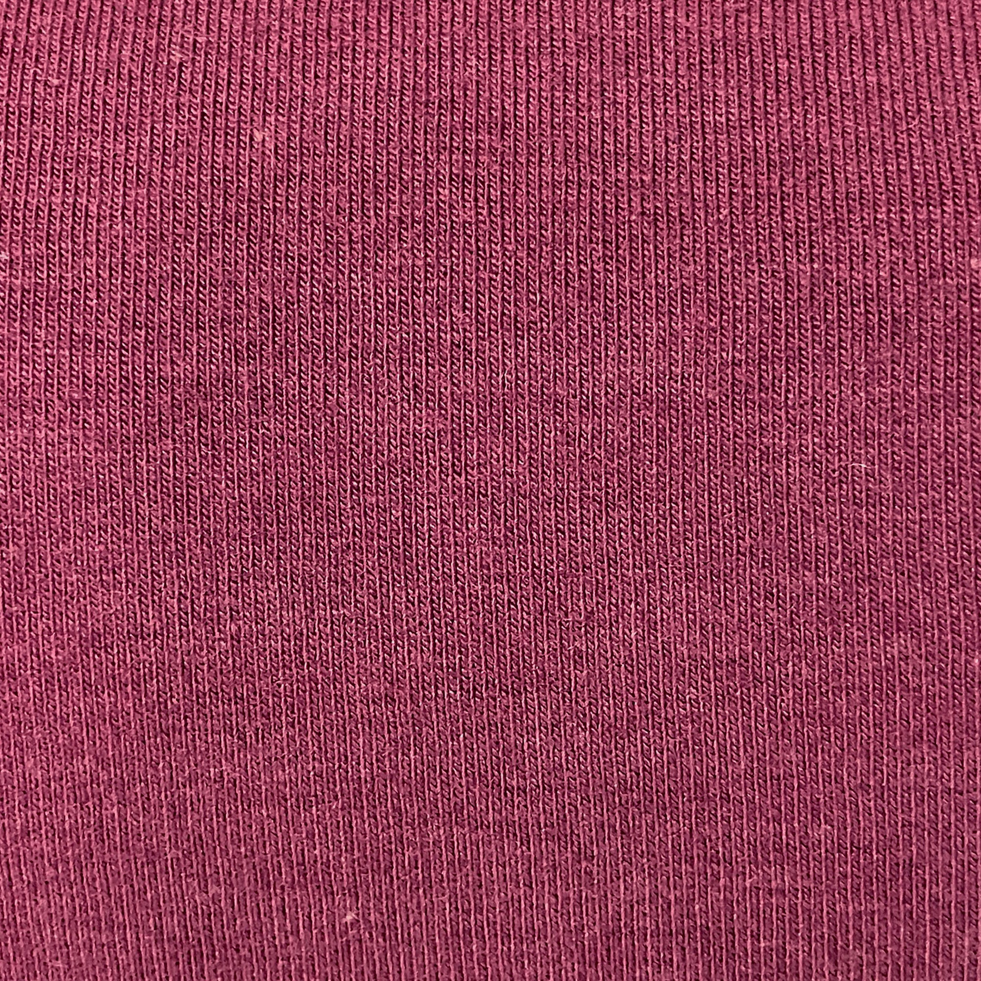 Bamboo/ Spandex French Terry Maroon Wine Solid