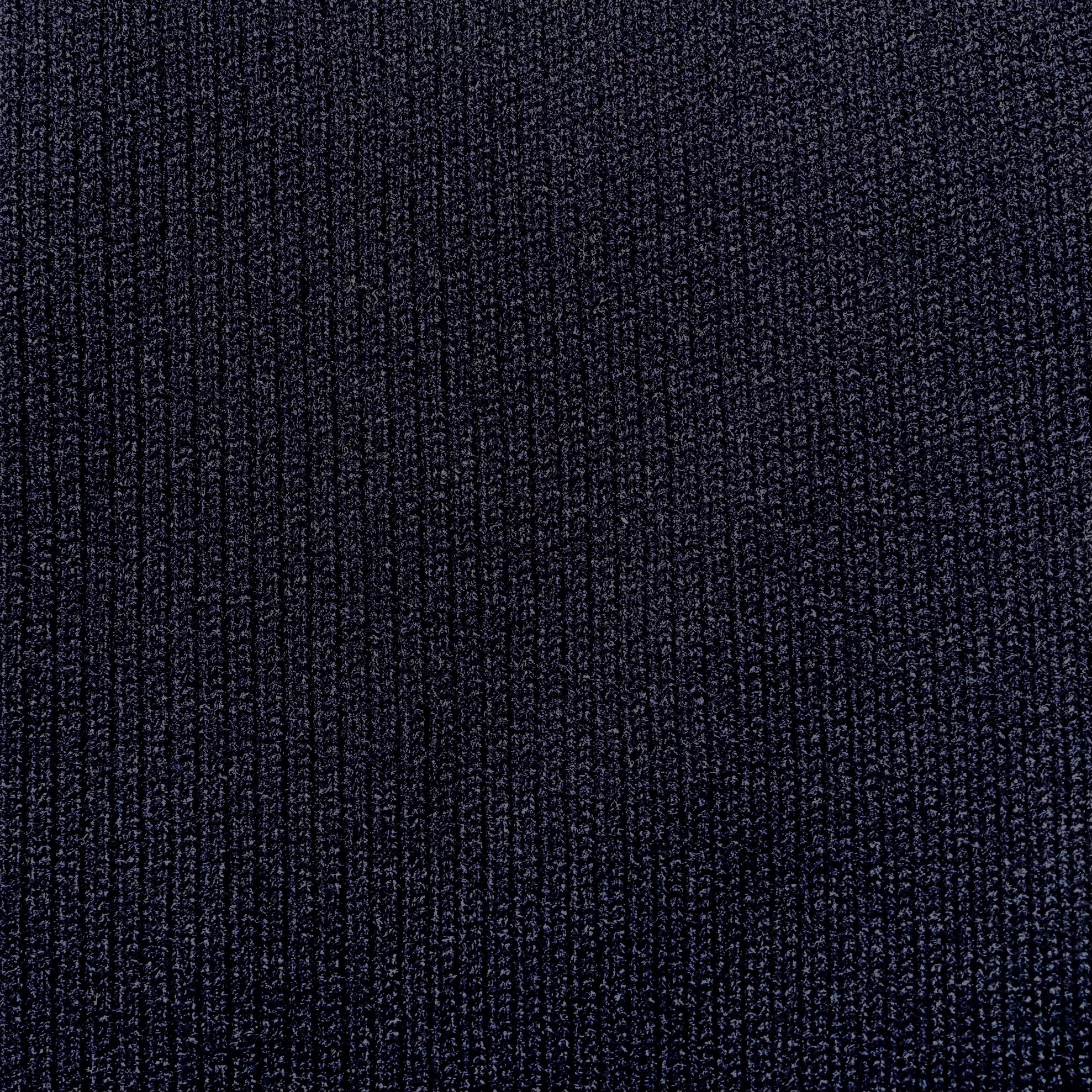 Cotton/ Polyester/ Spandex Rib Knit Navy Solid